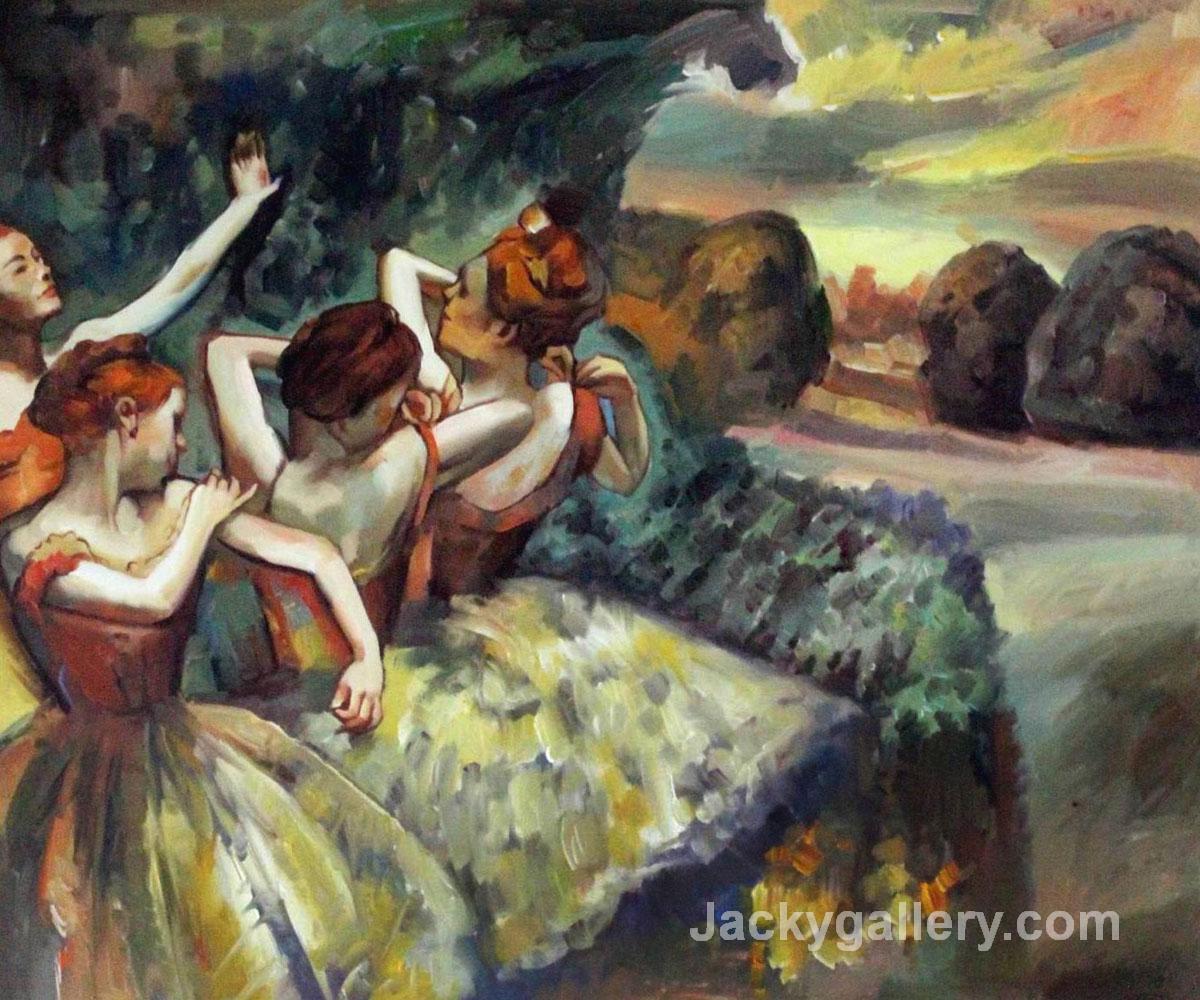 Four Dancers by Edgar Degas paintings reproduction